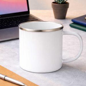 Tazza in Metallo Smaltato Personalizzata