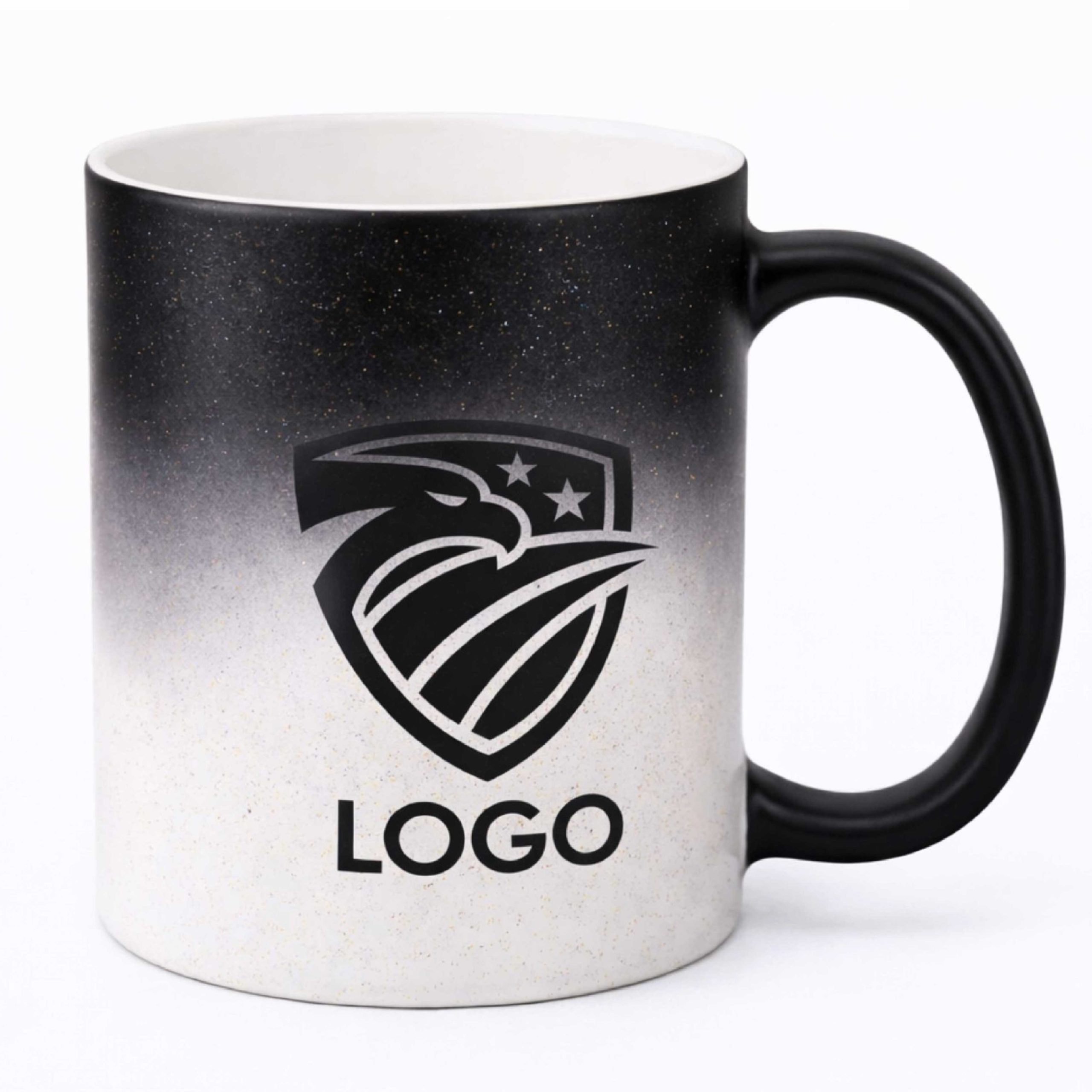 Tazza Magica Nerra con Glitter, Personalizzata - Image 3